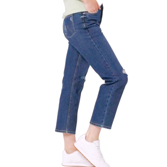 NWT Wrangler High Rise True Straight Crop Jeans Size 6/28 - Picture 6 of 7